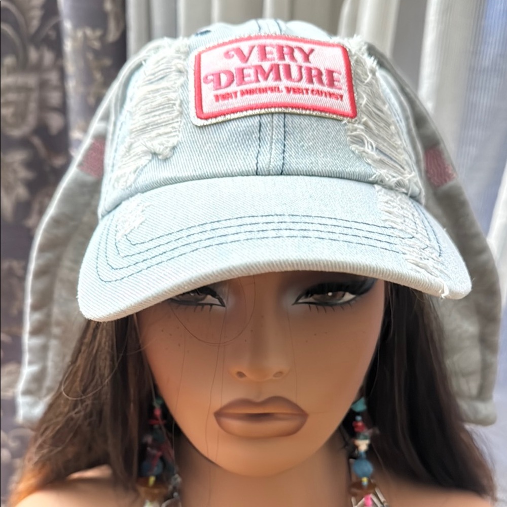 Light Blue Denim Cap